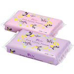 ELLEMOI - бумажные розовые двухслойные салфетки Pink с коэнзимом Q10 110 шт