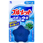 Kobayashi - очищающая таблетка для бачка унитаза с ароматом МЯТЫ (окрашивает воду в голубой цвет), 120 г