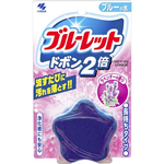 Kobayashi - очищающая таблетка для бачка унитаза с ароматом ЛАВАНДЫ (окрашивает воду в голубой цвет), 120 г