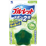 Kobayashi - очищающая таблетка для бачка унитаза с ароматом ТРАВ (окрашивает воду в зелёный цвет), 120 г