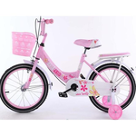 Велосипед с опорными колёсами (колёса 12") для девочки розовый