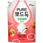 PIGEON - PURE - гель для мытья посуды, овощей и фруктов ГРЕЙПФРУТ, 1.2 л (запаска)
