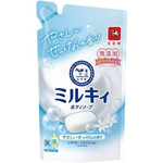 COW - Milky Body Soap - молочное увлажняющее жидкое мыло для тела с ароматом цветочного мыла, 360 мл (запаска)